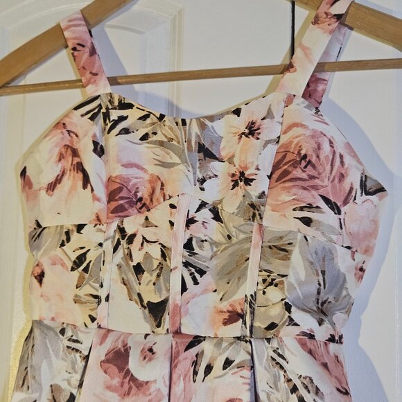 \Xtraordinary Girls Dress Size 12 Formal Special Occasion Dress Dance Pink Roses - Picture 2 of 12